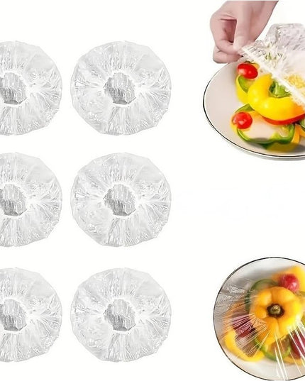 100 Folie de Protectie Elastica pentru Alimente si Boluri material plastic, prospetime, diametrul 12 -