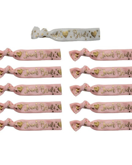 Set 11 Bratari, pentru Petrecerea Burlacitelor, din Panza, Marime Universala, /