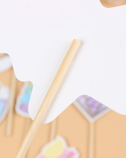 12 Accesorii pentru Petrecere, Props pentru Photo Corner, Tema Aniversare Copii