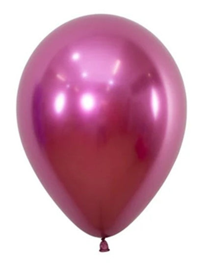 12 Baloane, din Latex Chrome