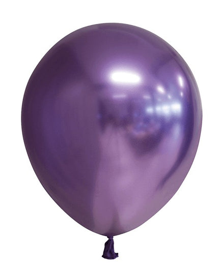 12 Baloane, din Latex Chrome