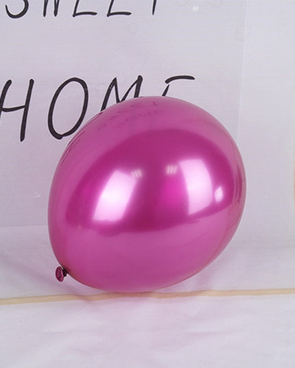 12 Baloane, din Latex Chrome