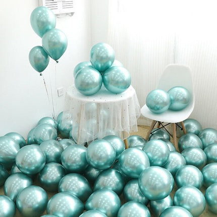 12 Baloane, din Latex Chrome