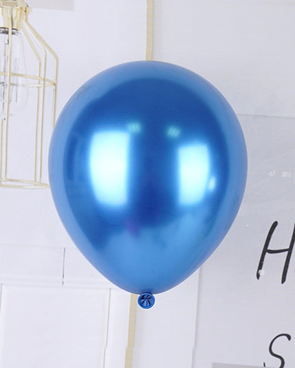 12 Baloane, din Latex Chrome