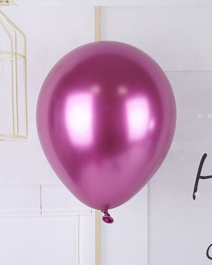 12 Baloane, din Latex Chrome