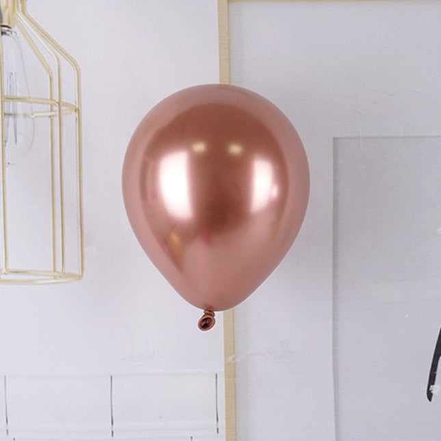 12 Baloane, din Latex Chrome