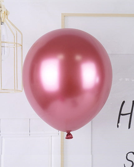 12 Baloane, din Latex Chrome