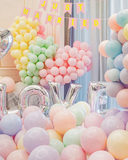 12 Baloane, din Latex Macaroon