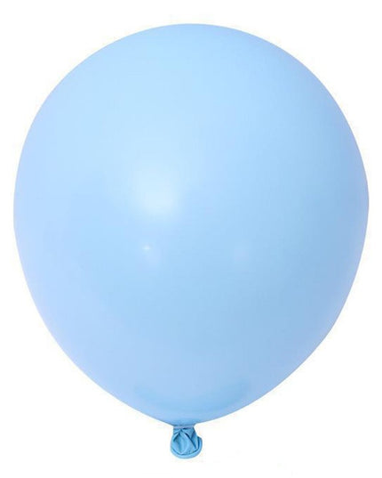 12 Baloane, din Latex Macaroon,Bleu