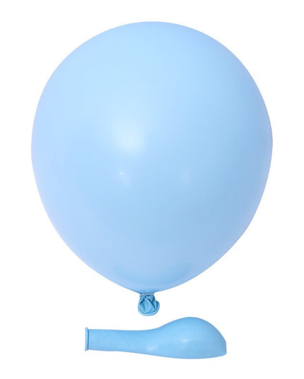 12 Baloane, din Latex Macaroon,Bleu