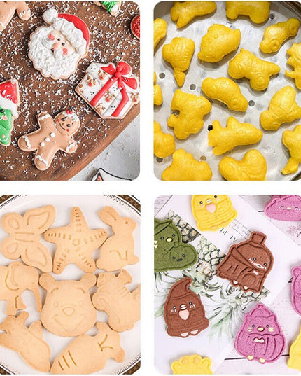 12 forme pentru prajituri material polipropilena, diverse forme, pentru orice ocazie, adancime