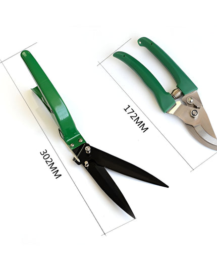 12 Unelte de Gradina, pentru Plantare Prelucrare Sol si Ingrijire Plante, Material PVC si Otel, Inclusa