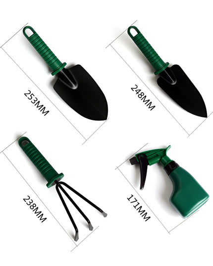 12 Unelte de Gradina, pentru Plantare Prelucrare Sol si Ingrijire Plante, Material PVC si Otel, Inclusa