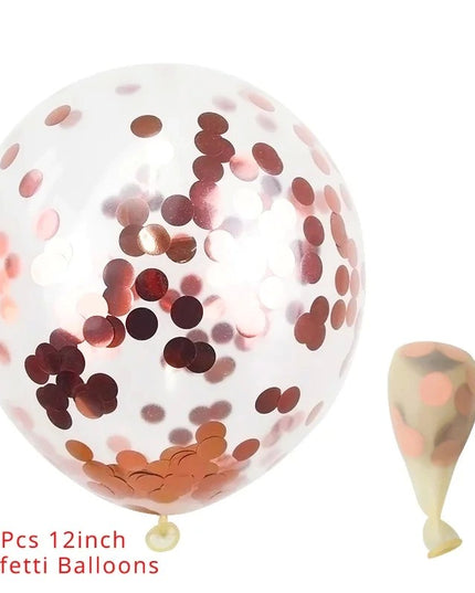 15 baloane pentru petrecere, rose gold