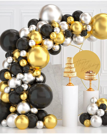 163 Baloane din Latex, Model Petrecere pentru Arcada, Baloane Party,