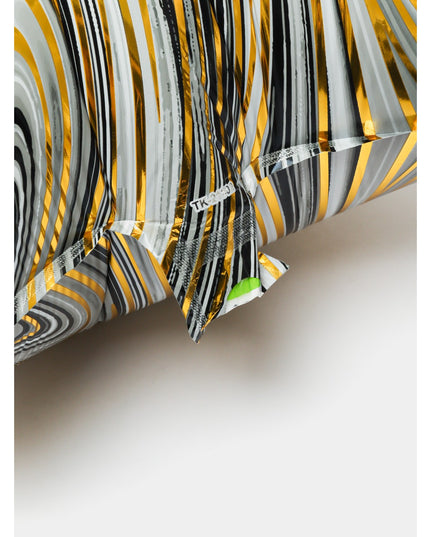 2 Baloane din Folie Metalizata, Figurine Inima si Stea, Model Marmura,Ambalaj Individual, Pai Inclus, Umflare cu Aer sau Heliu