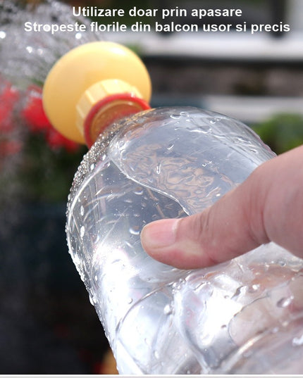 2 capace de sticla pentru irigat florile stropitoare si teava, practic si usor de utilizat, portabil, reutilizabil
