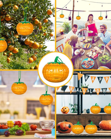 2 Capcane pentru Insecte, Forma de Dovleac,din ABS