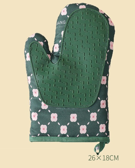 2 manusi cuptor manusa de bucatarie, rezistenta 330 grade, textil si cauciuc