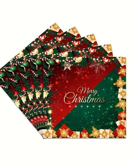 20 de Servetele de Masa, Merry Christmas, Tematica Craciun