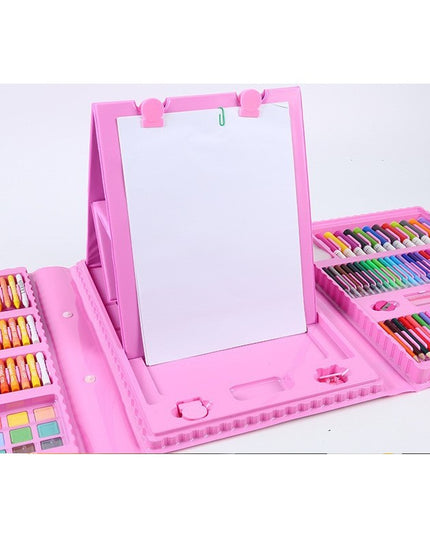 Set 208 Piese, Complet pentru Pictura si Desen, Tip Servieta, 3-12 Ani, 32 x 27 x 5 cm