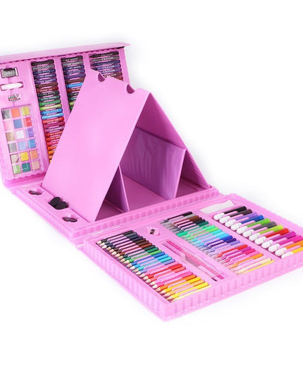 Set 208 Piese, Complet pentru Pictura si Desen, Tip Servieta, 3-12 Ani, 32 x 27 x 5 cm