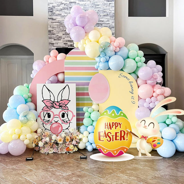 25 Baloane din Latex, Model Party,Multicolore, Culori Pale, 1 g