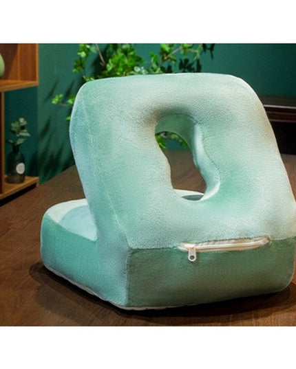 2in1 Patura Microfibra si Perna din Spuma, pentru Birou, Calatorii, Pauze, Model Dinozaur, Microfibra,