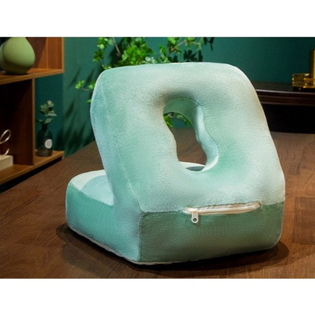 2in1 Patura Microfibra si Perna din Spuma, pentru Birou, Calatorii, Pauze, Model Dinozaur, Microfibra,