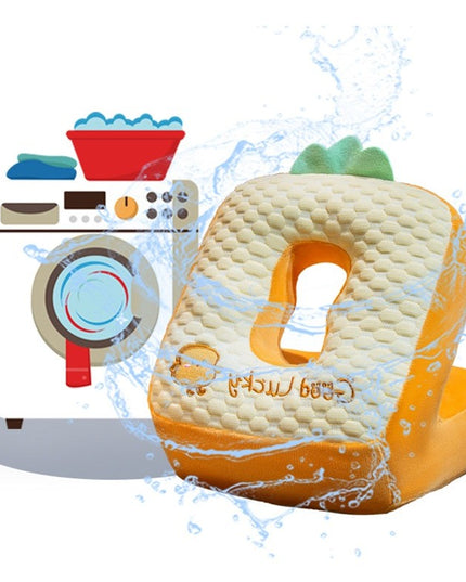 2in1 Patura Microfibra si Perna din Spuma, pentru Birou, Calatorii, Pauze, Model Paine, Microfibra,