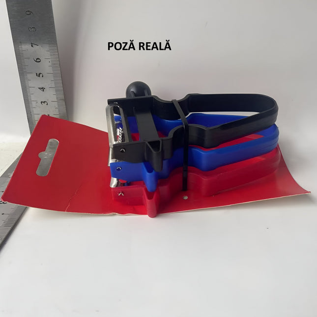 3 Accesorii de Decojire, Razuire si Feliere, pentru Legume si Fructe