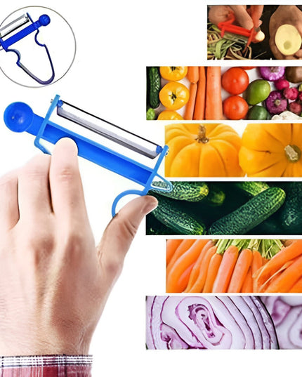 3 Accesorii de Decojire, Razuire si Feliere, pentru Legume si Fructe