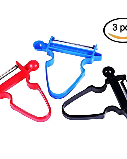 3 Accesorii de Decojire, Razuire si Feliere, pentru Legume si Fructe