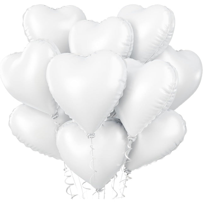 3 Baloane din Folie Metalizata, Model Inimi, Tema Ziua Indragostitilor,2 Rosii, 1