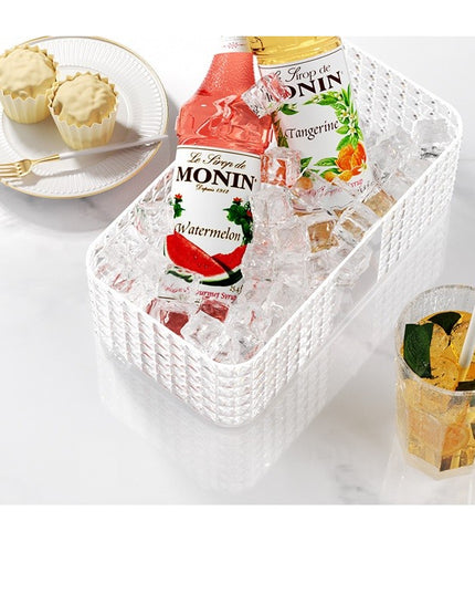 3 forme pentru gheata si o caserola pentru depozitare 96 de cuburi