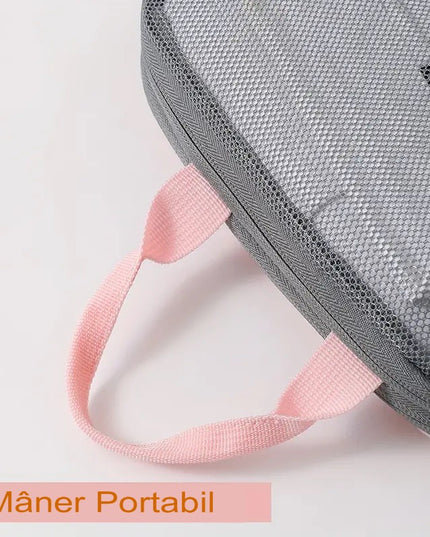 3 Genti de Calatorie Pentru Depozitare, Compresibile, 3 Dimensiuni, Mic, Mediu, Mare, Impermeabile, Fermoar Dublu