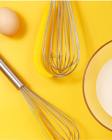 3 ustensile pentru bucatarie 2 teluri, un separator oua, inox/silicon