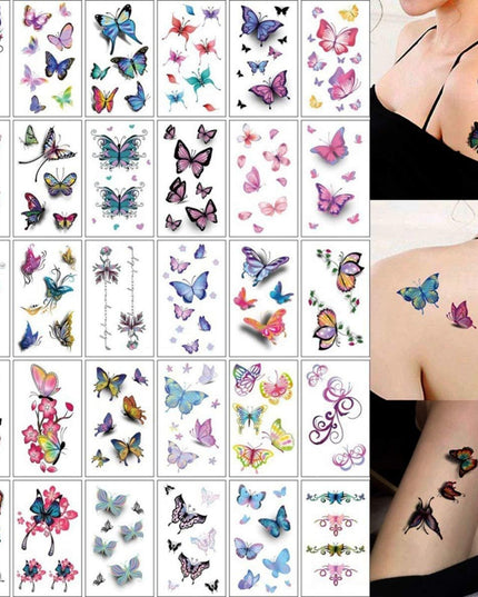 30 Tatuaje Temporare, pe Baza de Apa, Model 2