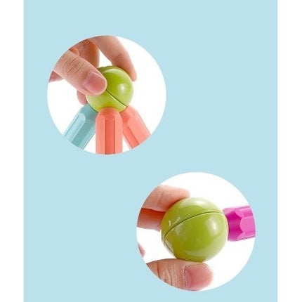 Set 36 piese magnetice de constructie, Forme geometrice