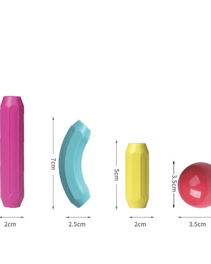 Set 36 piese magnetice de constructie, Forme geometrice