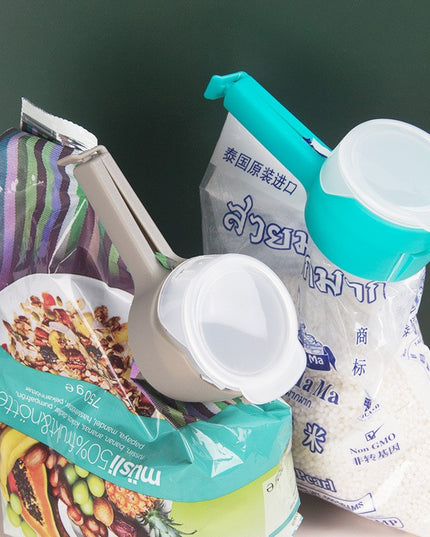 4 cleme cu capac pentru sigilare pungi alimente, material ABS