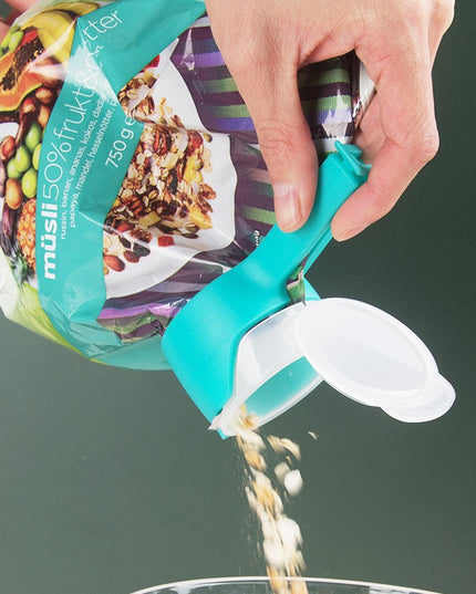 4 cleme cu capac pentru sigilare pungi alimente, material ABS