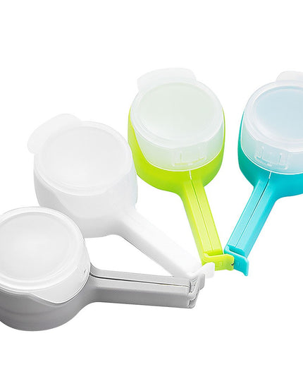 4 cleme cu capac pentru sigilare pungi alimente, material ABS