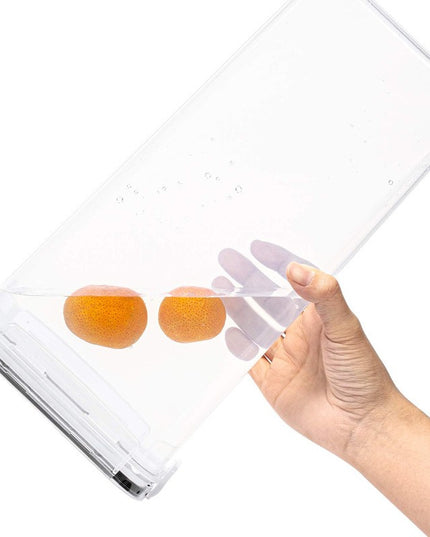 4 Recipiente din Plastic, pentru Alimente/Obiecte, Inchidere Ermetica, .8l