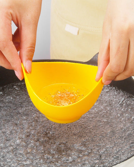 4 forme pentru oua posate din silicon rezistent la temperatura mare, usor de utilizat