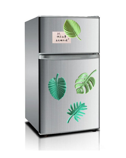 4 Magneti de Frigider, Model Frunze, din ABS si Magnet