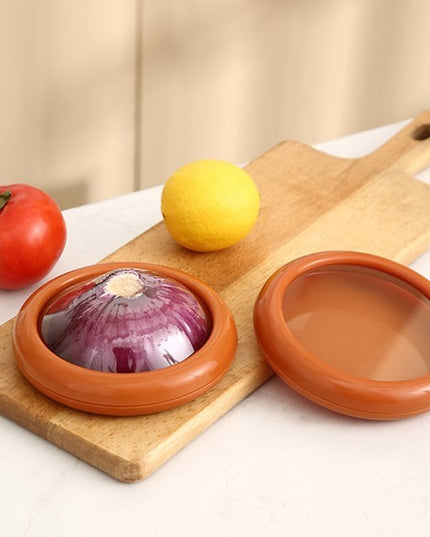 4 Recipiente pentru Pastrarea Proaspata a Legumelor, Cutii Portabile Sigilate Anti-oxidare, 4 Forme Diferite pentru Legume sau Fructe, Culori diferite