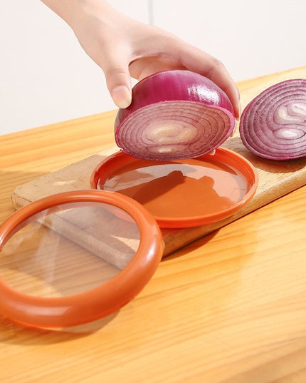 4 Recipiente pentru Pastrarea Proaspata a Legumelor, Cutii Portabile Sigilate Anti-oxidare, 4 Forme Diferite pentru Legume sau Fructe, Culori diferite