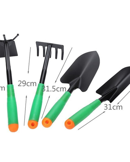 4 Unelte de Gradina pentru Plantare Prelucrare Sol si Ingrijire Plante, Material PVC si cardboard