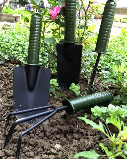 4 Unelte de Gradina pentru Plantare Prelucrare Sol si Ingrijire Plante, Material PVC si cardboard